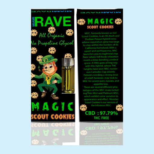 Magic Girl Scout Cookies Strain CBD Vape Cartridge