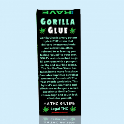 Gorilla Glue Strain THC Vape Oil Cartridge