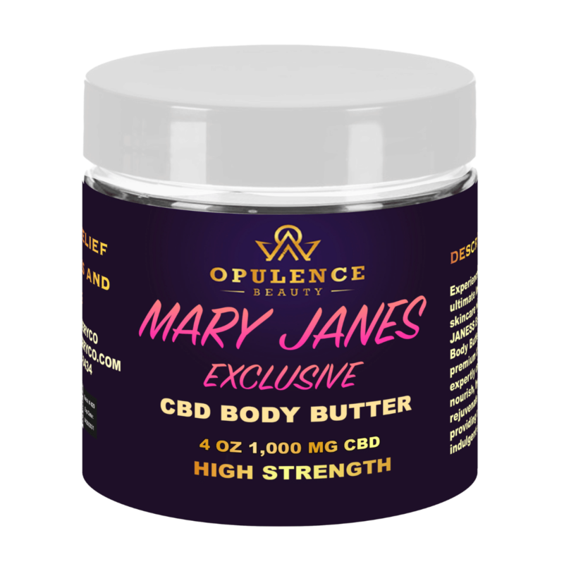 Mary Jane's Bakery Co. Exclusive 1,000 MG CBD Infused Topical Body Butter Cream