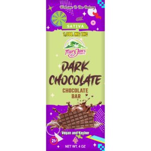 Mary Jane's Bakery Co. Dark Chocolate Bar with 1000 mg THC (Sativa)