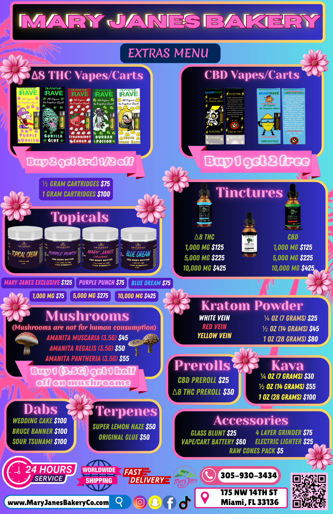 MENU Mary Jane's Bakery
