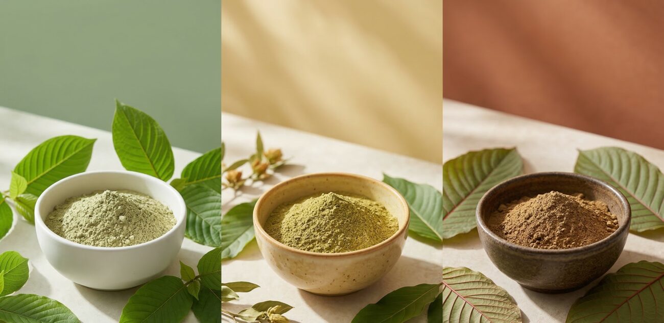 red vein vs white vein vs yellow vein kratom