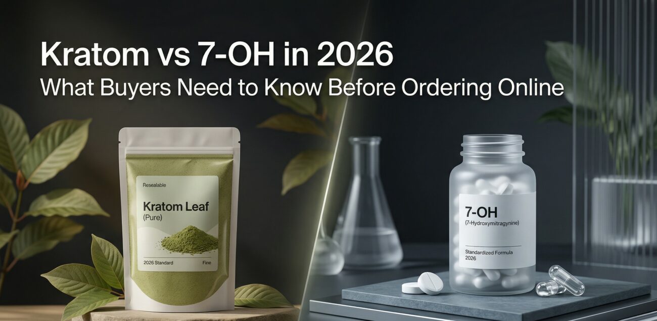kratom vs 7-OH in 2026