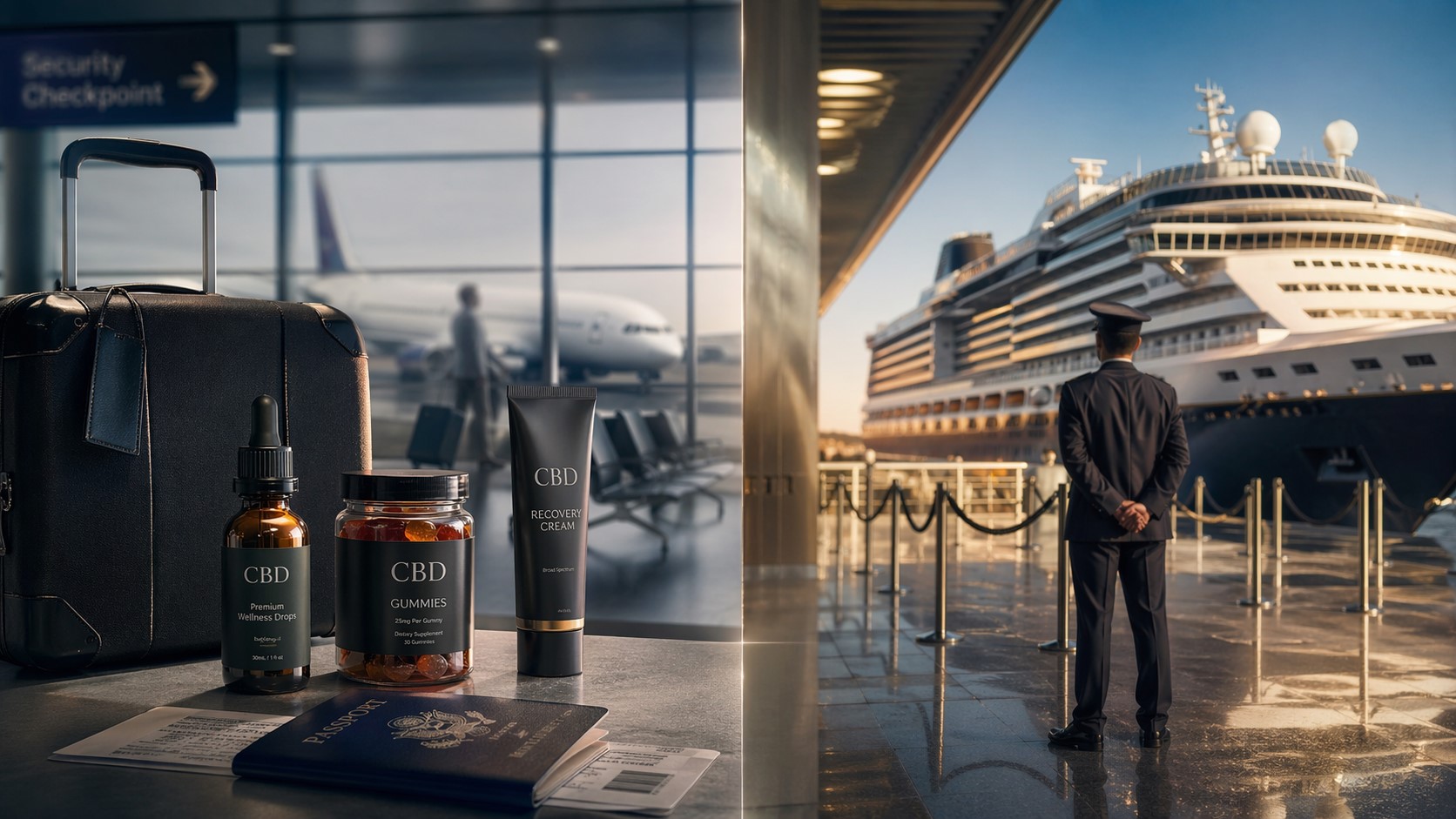 Can you bring CBD on a cruise in 2026? TSA vs cruise rules for CBD gummies, oils, creams, and vapes