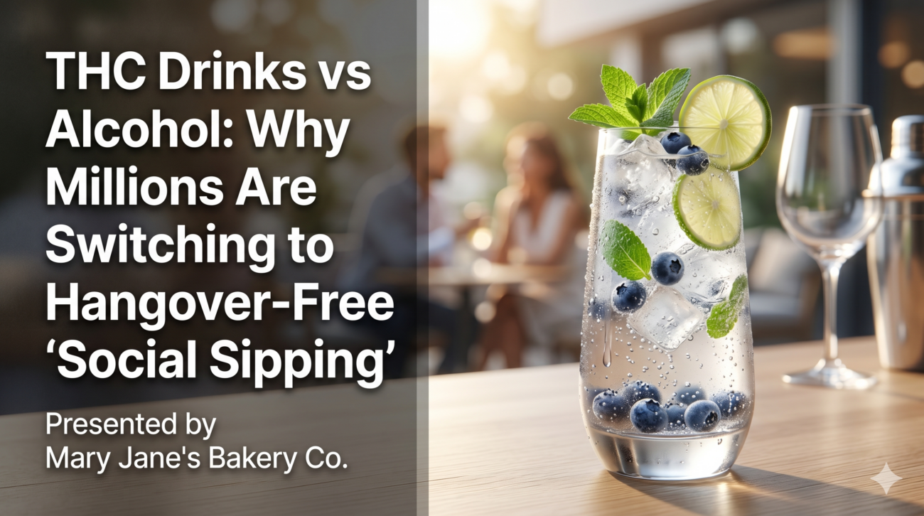 THC Drinks vs Alcohol